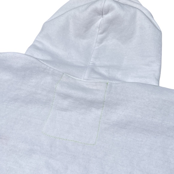 Aviator Nation White Hoodie with Multicolor Stripes - Picture 6 of 10